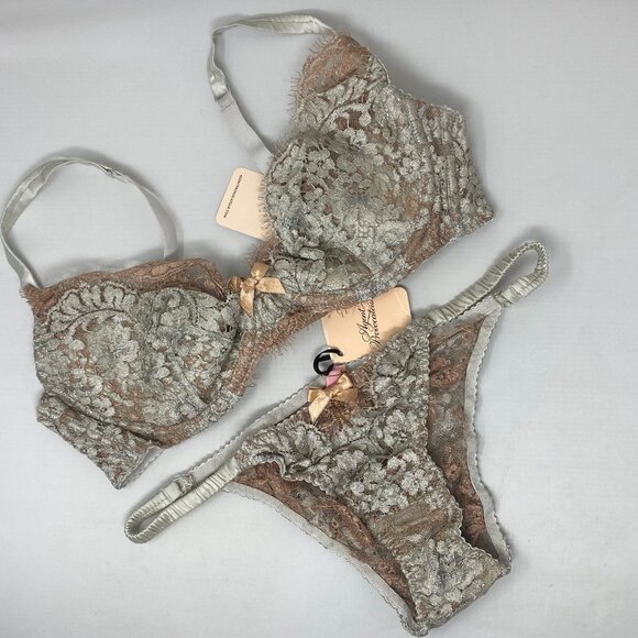 Agent Provocateur Lorelli Rose Gold Silver NWT $1,010 - Picture 9 of 16
